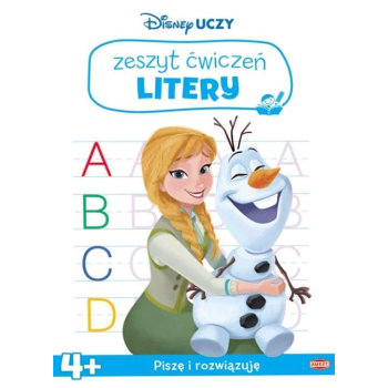 Disney uczy. Kraina Lodu. Zeszyt ćwiczeń. Litery